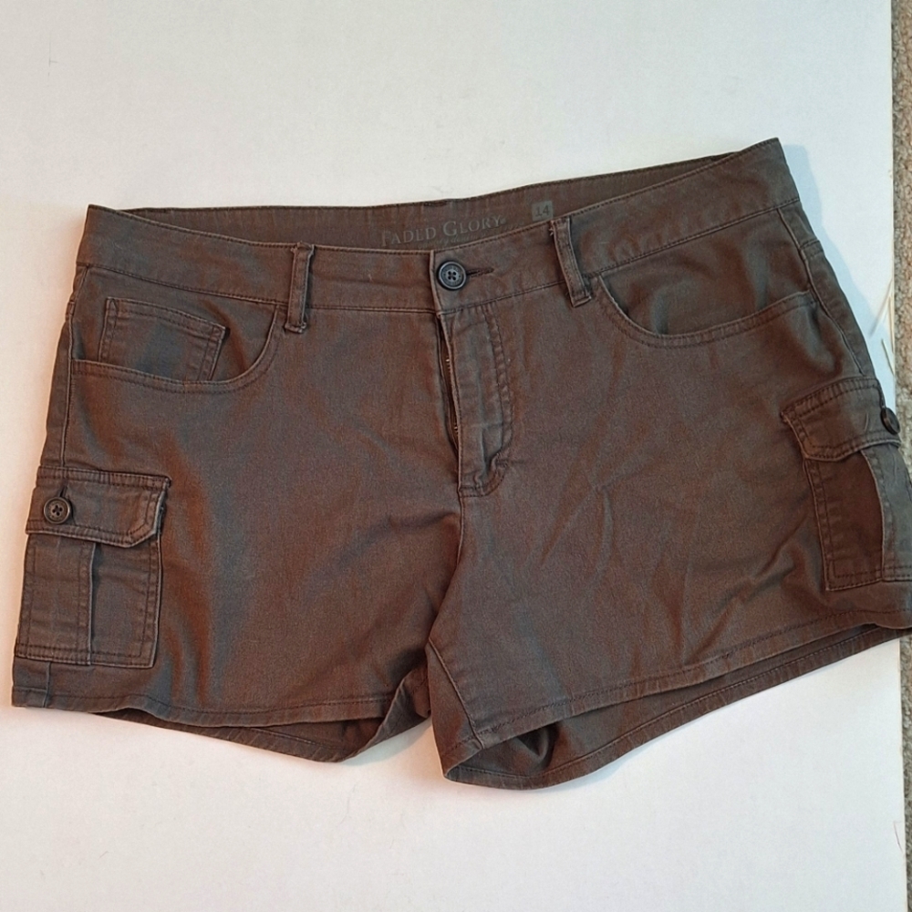 Olive green shorts
